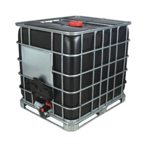 1000 liter black IBC tanks Used 1000 Litre UN Approved Black UV Protected IBC Tank on Steel Pallet
