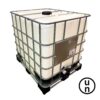Clear 1000L Reconditioned IBC Tanks on composite Pallets Clear 1000L Reconditioned IBC Tanks on composite Pallets