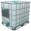 Used 1000 Litre food grade BC tanks on steel pallets