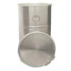 60L open top stainless steel drum