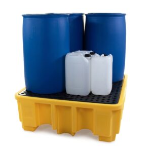 4 drums spill pallet high capacity 1 4 Drums Spill Containment Pallet