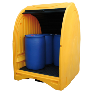 4 drums spill pallet with hardcover 4 Drums Spill Pallet Bund with Hardcover