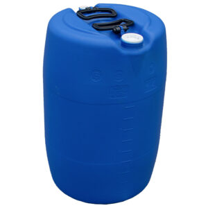 60 litre close top blue hdpe plastic drums