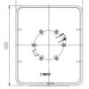 Drawing framed Stainless Steel 1000 Litre IBC Tanks