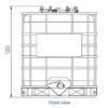 Drawing framed Stainless Steel 1000 Litre IBC Tanks