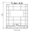 Drawing framed Stainless Steel 1000 Litre IBC Tanks