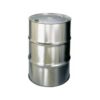 210 litre close top galvanised steel drums