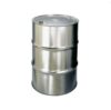 210 litre close top galvanised steel drums