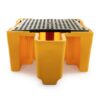 Single IBC Spill Pallet with Dispensing Area Single IBC Spill Pallet with Dispensing Area