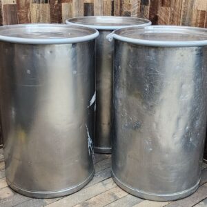 Used 100 Litre Stainless Steel Drums