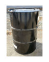 used 210 litre close top steel drums with plain interior